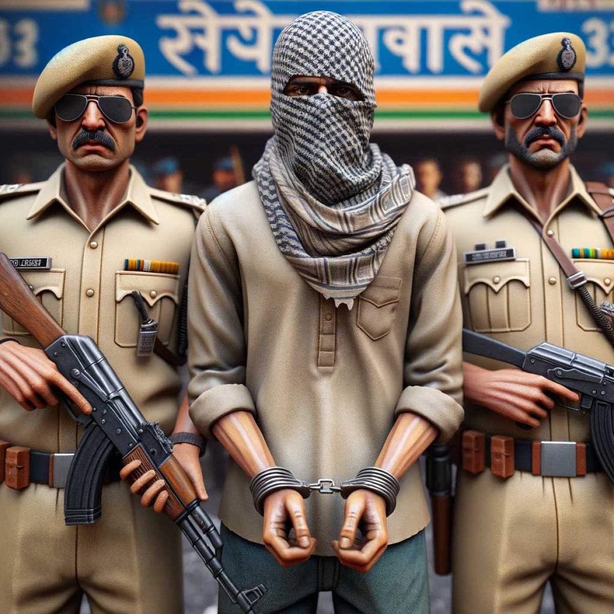Lashkar-e-Taiba operative, Riyaz Ahmed, arrested from New Delhi railway station. The accused is a retired army personnel.
