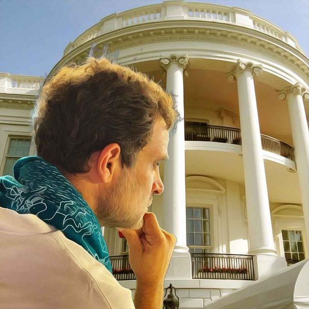 Rahul Gandhi's Secret Visit to the White House Raises Concerns and Speculations